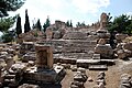 Qsarnaba, Tempel und Altar von Osten