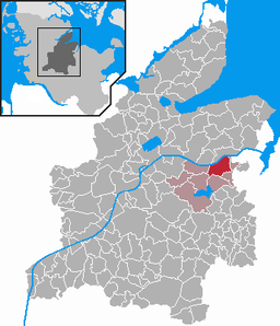 Läget för kommunen Quarnbek i Kreis Rendsburg-Eckernförde