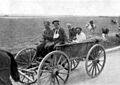 RUSSIAN WOUNDED GOING TO THE REAR. Motor ambulances are a rare luxury in Russia and the wounded are frequently two and three days in peasant's carts before they reach the railhead or base hospitals.