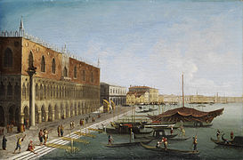 Venise (Le palais des Doges), Anonyme vers le XVIIIe ou XIXe siècle.
