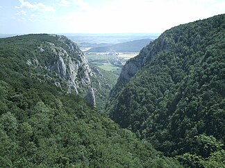 Talschlucht Zádielská tiesňava im Slowakischen Karst