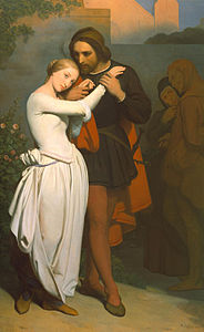 Faust et Marguerite par Ary Scheffer.