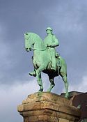Reiterstandbild Bismarck neben dem Bremer Dom