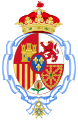Coat of Arms as Duchess of Badajoz (1988-1991)
