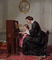 Eerste pianoles door Jozef Hoevenaar