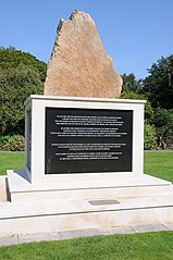 The Welsh National Falklands Conflict Memorial. Unveiled on 30 September 2007