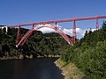 Garabit Viaduct i Cantal, Frankrike