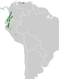 Distribución geográfica del tororoí torero.