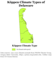 Image 17The Köppen climate classification for Delaware (from Delaware)