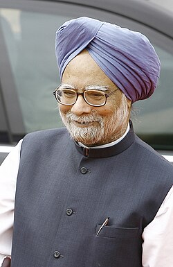Portrait of Manmohan Singh