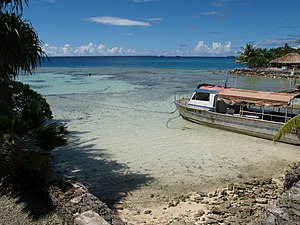 Die Lagune von Nukunonu