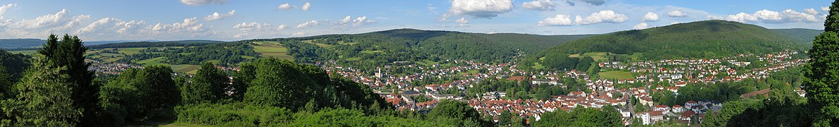 Panoramics from Wartturm over Bad Orb