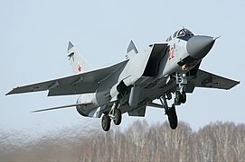 MiG-31BM Nº22 de la base de Kansk en 2012