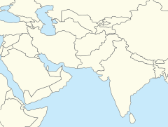 クリャーブの位置（西南アジア内）
