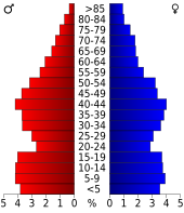 Bevolkingspiramide Perry County