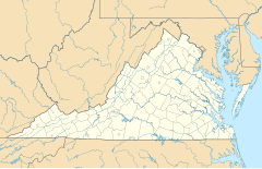 Форт Белвор на карти Virginia