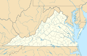 Map showing the location of Mockhorn Island Wildlife Management Area