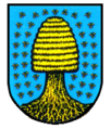 Wappen Reinsdorf (Sachsen) mit 43 Bienen