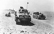 Vormarsch der Panzerjäger-Abteilung 39 in Afrika