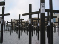 Мемориал на загиналите на Берлинската стена.
