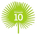 Bikol Wikipedia 10th anniversary logo