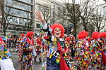 Rosenmontagszug in Düsseldorf