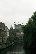 De Lieve met het Gravensteen op de achtergrond