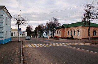 Вуліца цэнтральнай часткі Докшыцаў