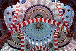 Interieur van de Grote Moskee van Erbil