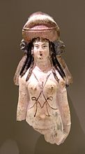 Isis-Afrodita, terracota policromada, Alexandria, segle i dC