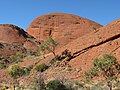 In the Valley of the Winds walk at Kata Tjuṯa / Mount Olga