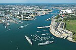 Vue aérienne de Lorient