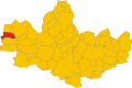 Collocatio finium municipii in Provincia Modiciensi et Brigantina.