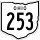 State Route 253 marker