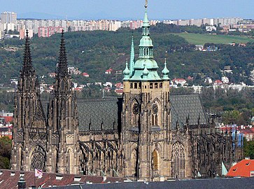   St Vitus Cathedral, Prague.