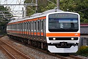 209系500番台 （2019年10月22日 新八柱駅 - 東松戸駅間）
