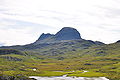 El Suilven des de la ruta del Glencanisp Lodge