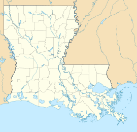 Poloha mesta New Orleans v rámci federálneho štátu Louisiana