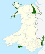Wales AONBs and principal areas