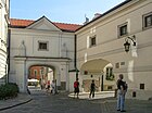 Queen Anna's corridor connecting the Royal Castle with the St. John's Cathedral, 16th century. King Sigismund III was attacked by an assassin in the corridor before attending mass.