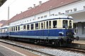 Diesel-elektrischer Schnelltriebwagen VT 42 (1936), er schaffte mit 420 PS die Strecke Wien – Budapest in knapp drei Stunden.