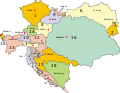 Země v Rakousku-Uhersku v roce 1914 (č. 9: Morava).