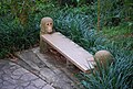 園中其中一張長凳以猴子為題設計
