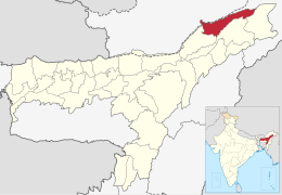 Distretto di Dhemaji – Mappa