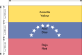 Rozměry venezuelské vlajky