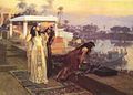 Kleopatra på Philaes terrasser, av Frederick Arthur Bridgman, 1896