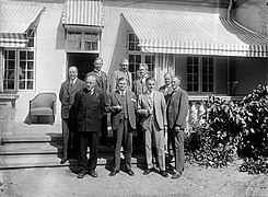 Hovedstyret samlet i Trondheim i 1930. Foto: Fr. Hilfling-Rasmussen / NTNU Universitetsbiblioteket