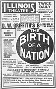 Illinois Theatre "The Birth of a Nation" advertisement in the Chicago Tribune Jul 25 1915 page 11.jpg