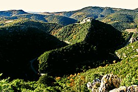 Le canyon du Sou, en aont des gorges du Termenet. Commune de Termes.jpg