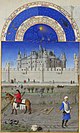 Le Louvre au XVe siècle dans les miniatures des Très Riches heures du duc de Berry